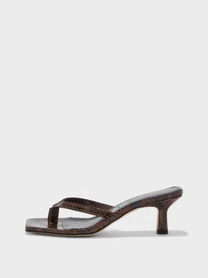 Wilma Leather Thong Sandals