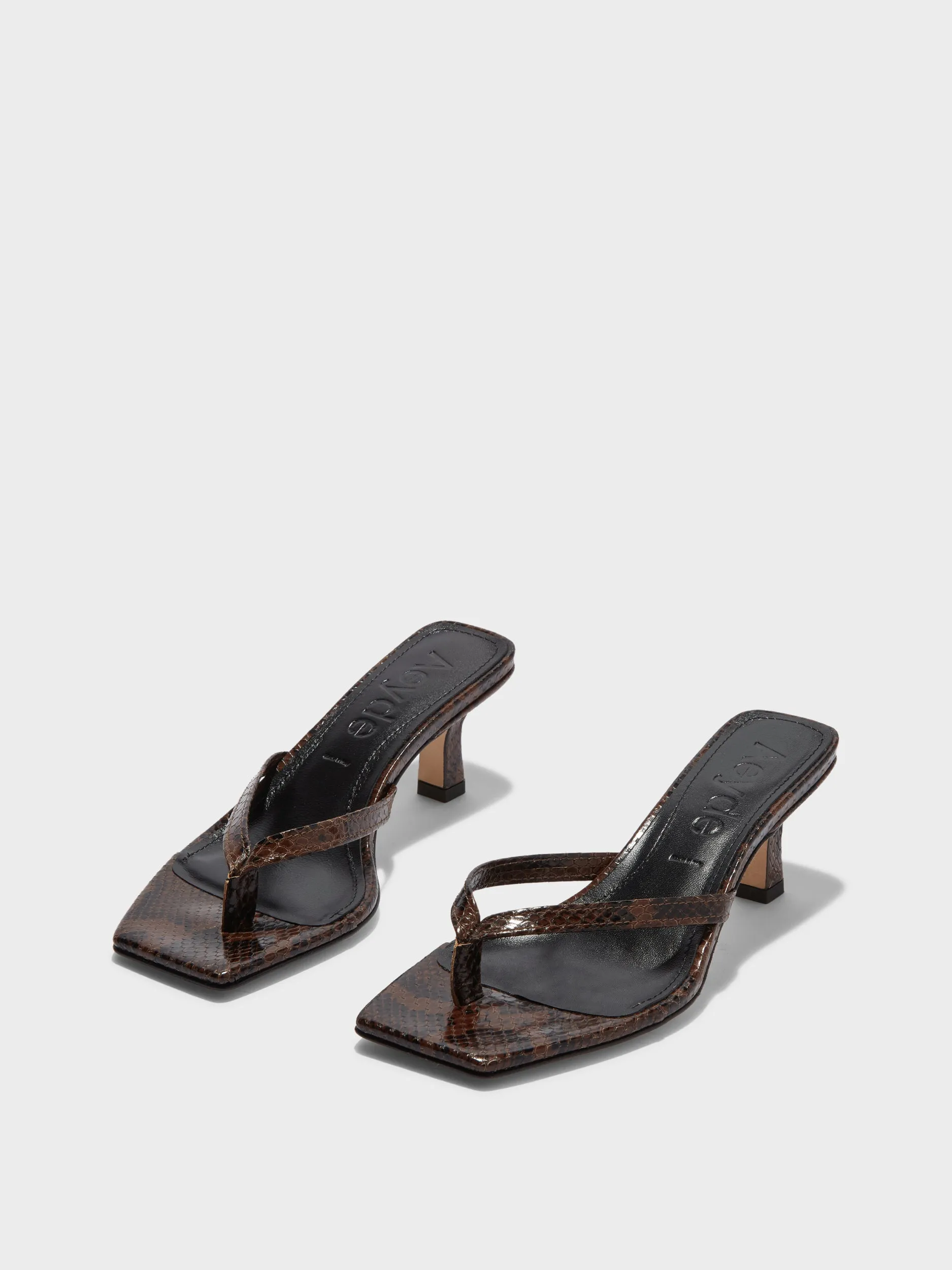 Wilma Leather Thong Sandals