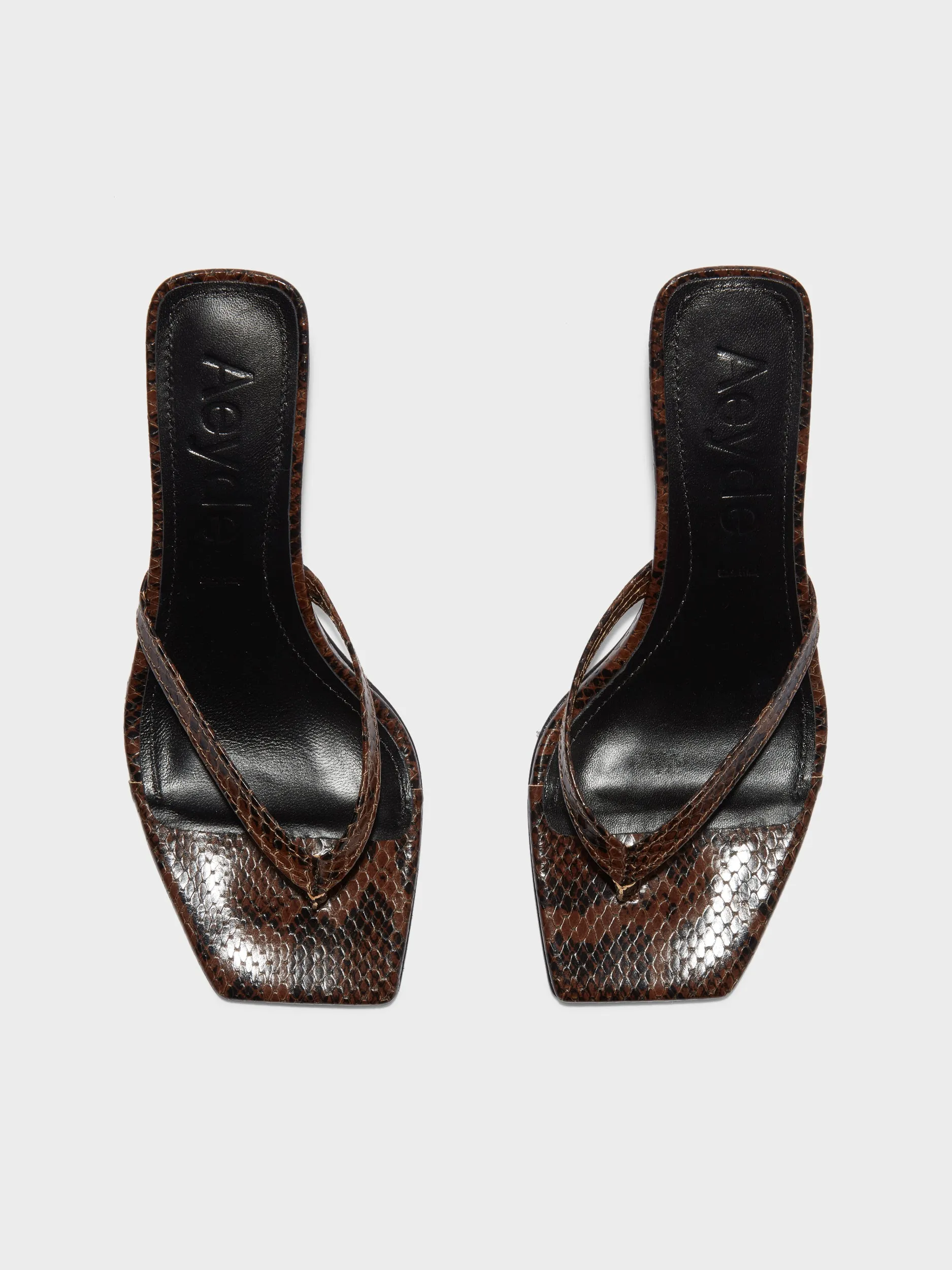 Wilma Leather Thong Sandals