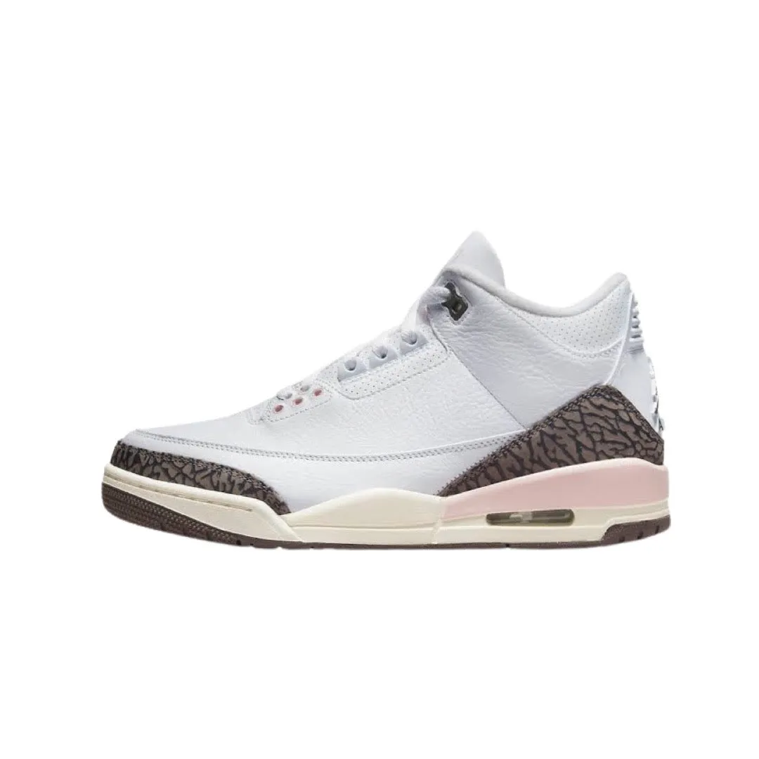 Women's Air Jordan 3 Retro White Dark Mocha Atmosphere Sail