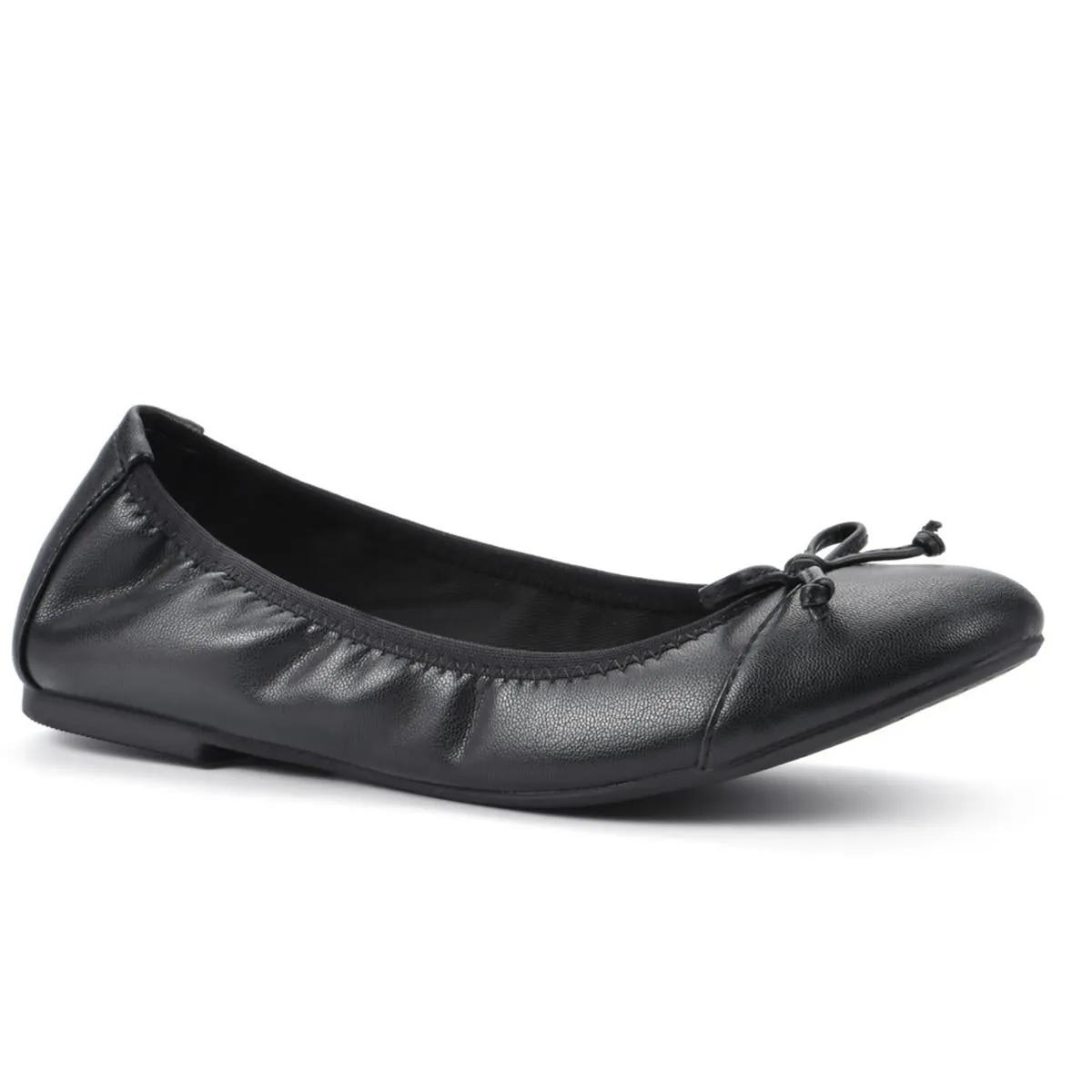 Womens Bow Manmade Ballet Flats