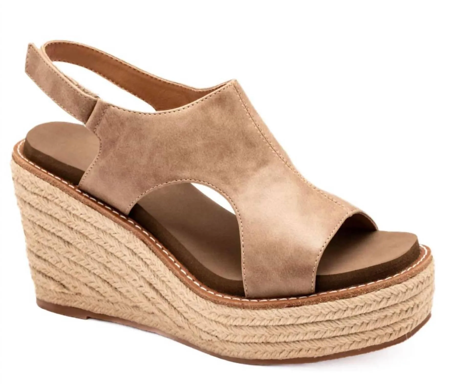 Women's Freddie Wedge Sandals In Taupe