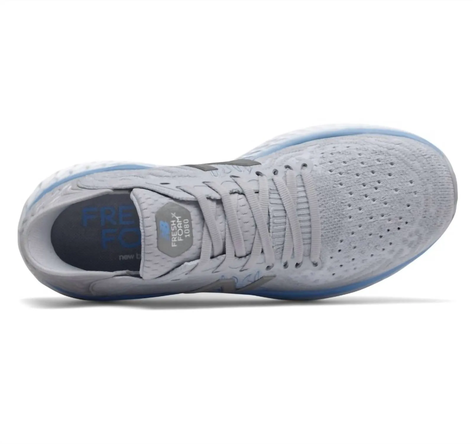 Women's Fresh Foam 1080V10 Running Shoes - 2E Width In Light Cyclone