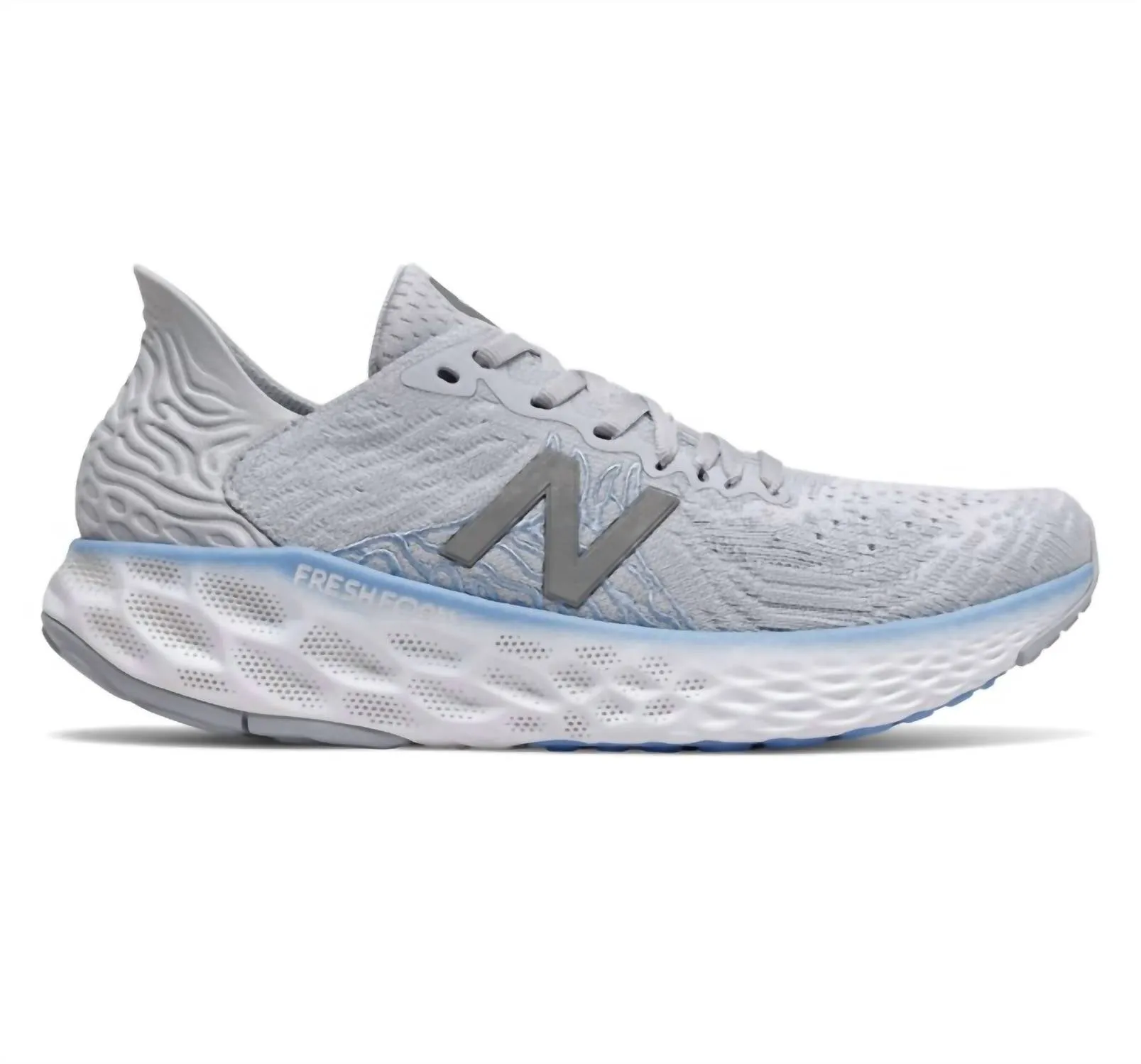 Women's Fresh Foam 1080V10 Running Shoes - 2E Width In Light Cyclone