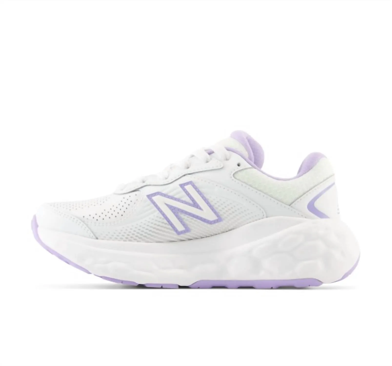 Women's Fresh Foam X 840 Shoes In White/lilac Glo