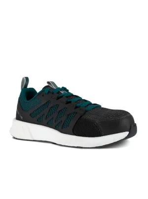 Women's Fusion Flexweave Athletic Work Shoe - Wide Width In Black