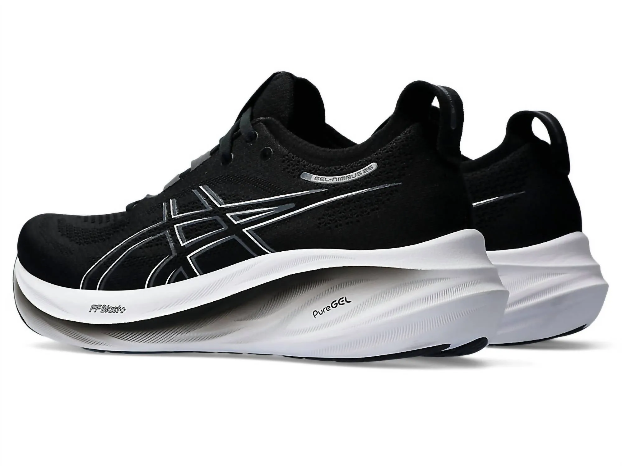 Women's Gel-Nimbus 26 Shoes In Black/graphite Grey