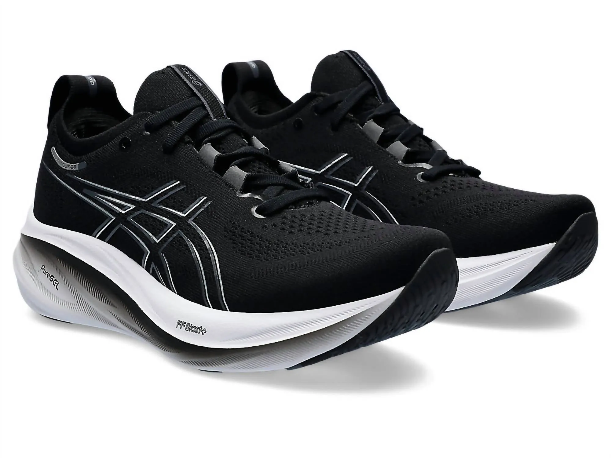 Women's Gel-Nimbus 26 Shoes In Black/graphite Grey