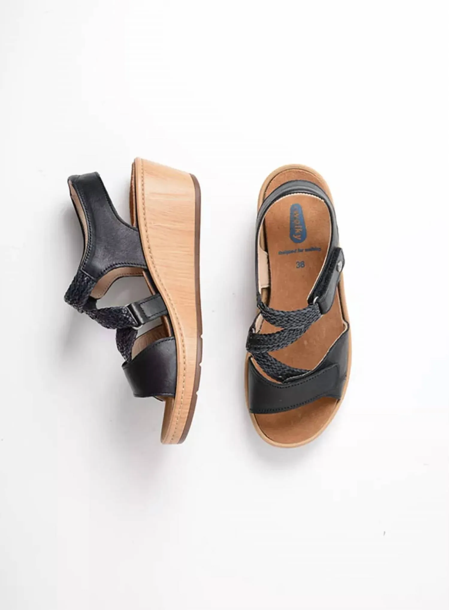 Women's La Jolla Sandals In Via Black