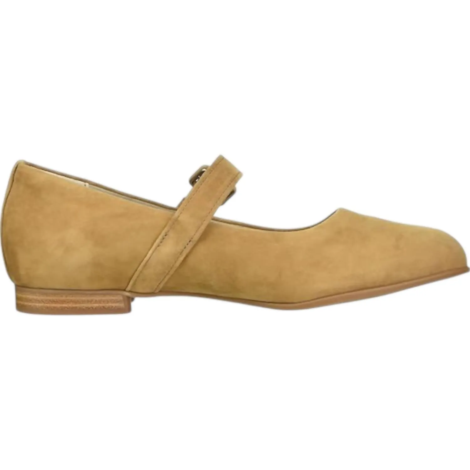 Women's Mary Jane Shoes In Ginger Suede