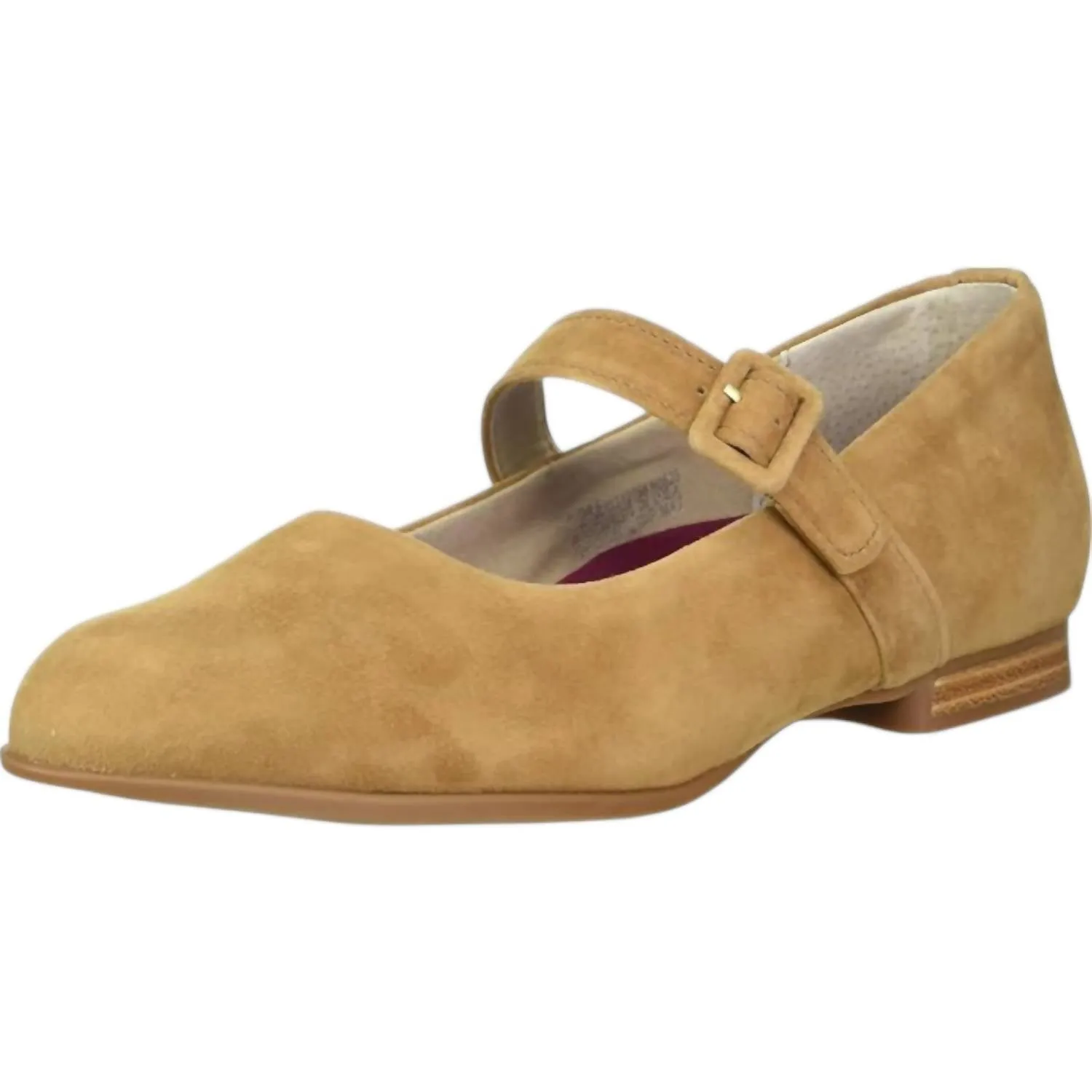 Women's Mary Jane Shoes In Ginger Suede