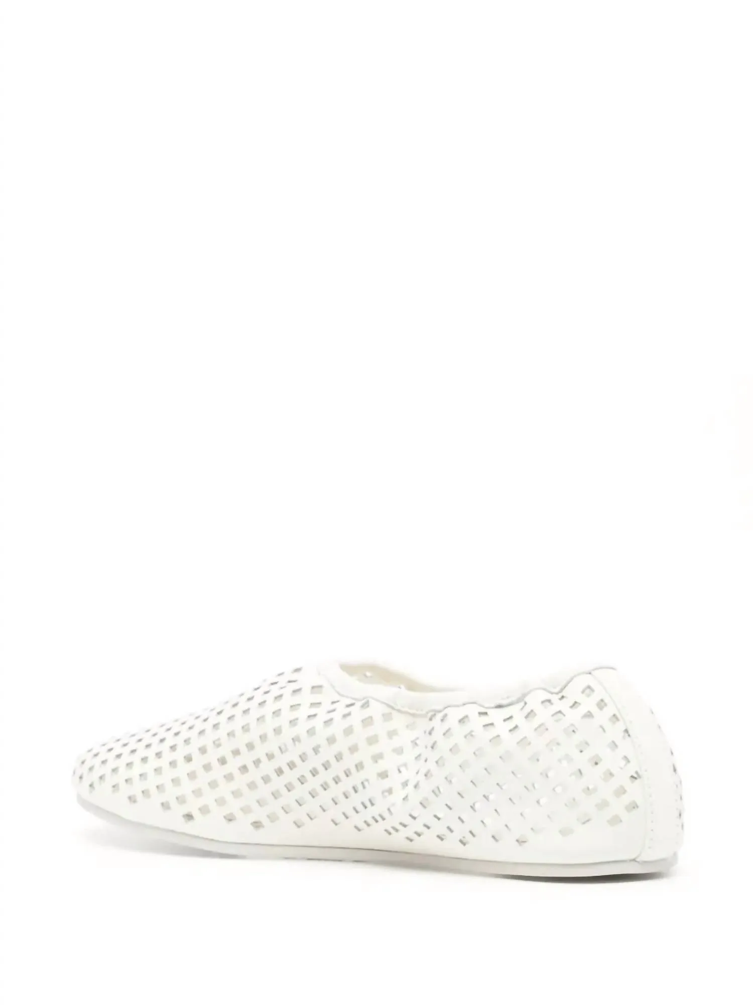 Women's Perforated Ballet Flat In Tofu