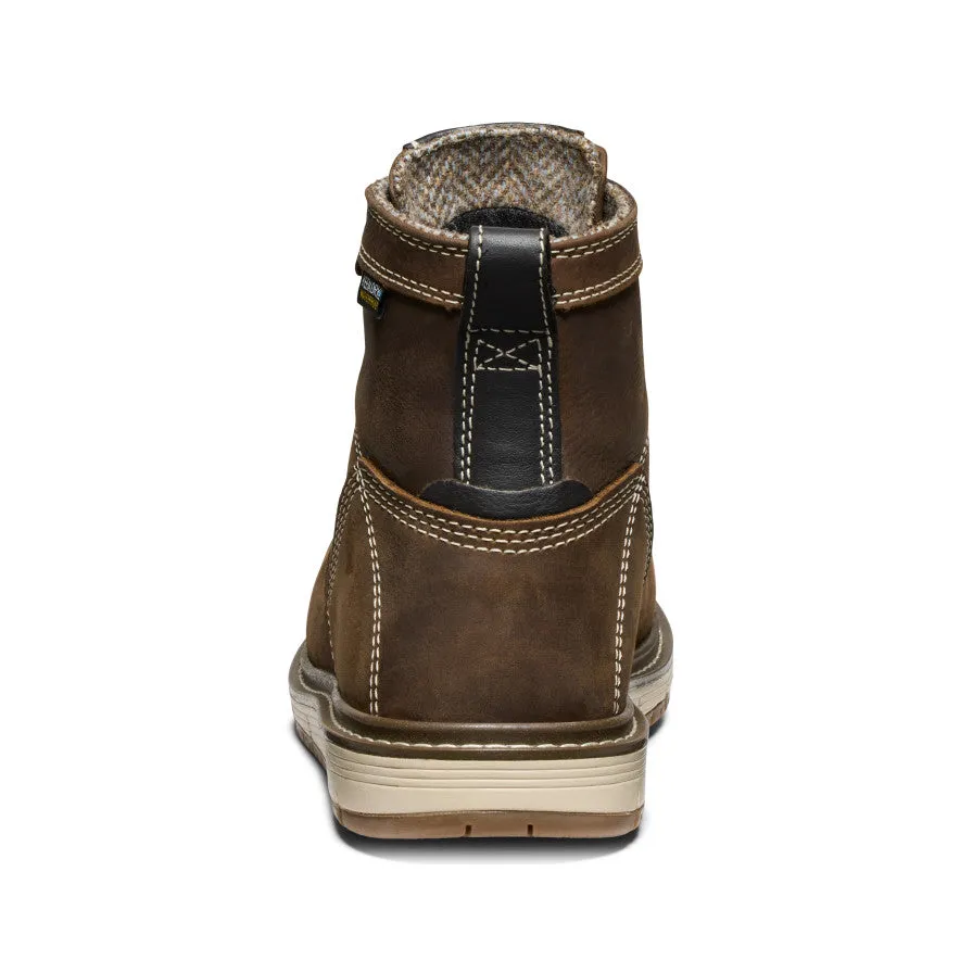 Women's San Jose 6" Waterproof Boot (Aluminum Toe)  |  Cascade Brown/Gum