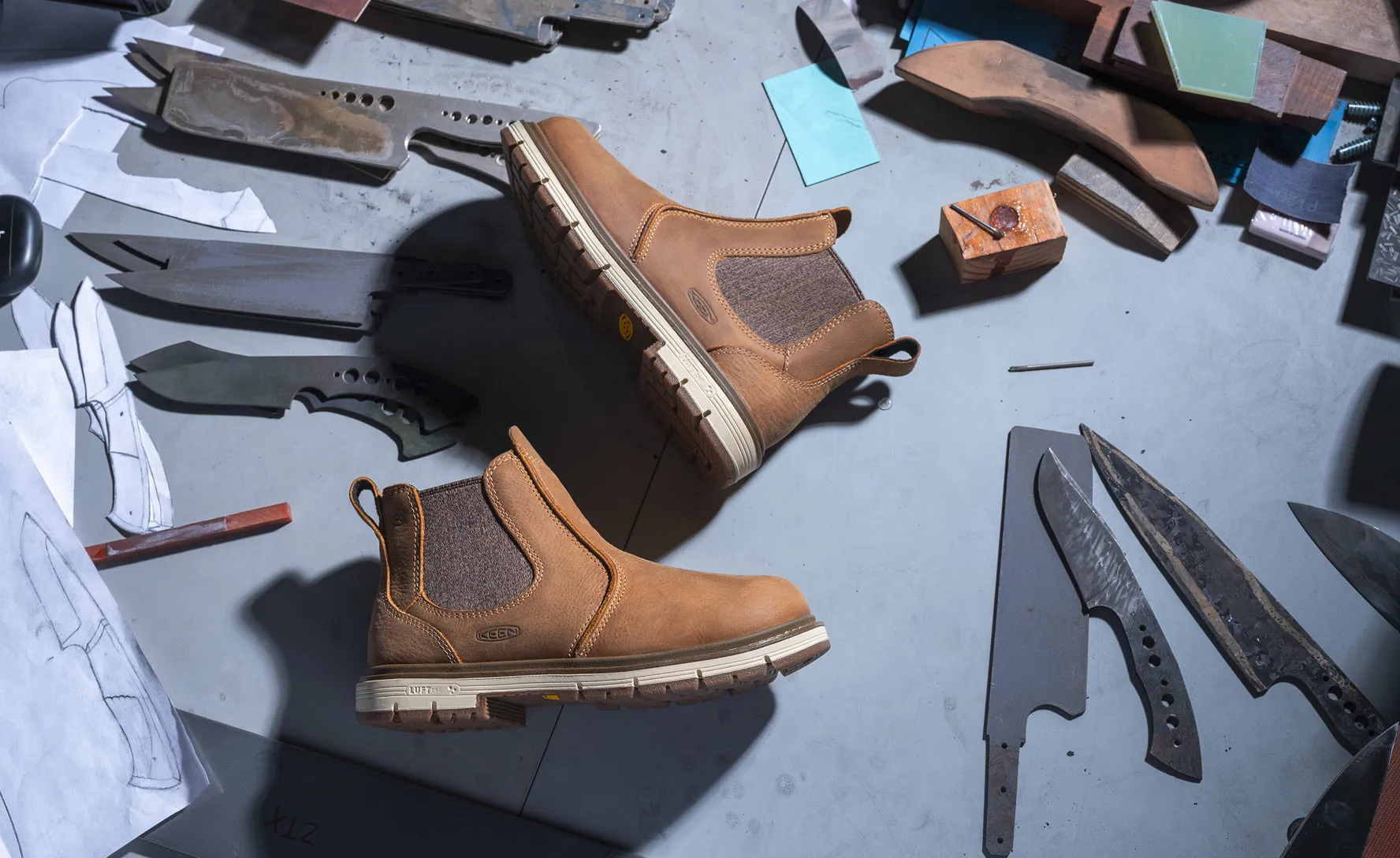 Women's San Jose Chelsea 90 Heel Boot (Soft Toe)  |  Belgian/Gum