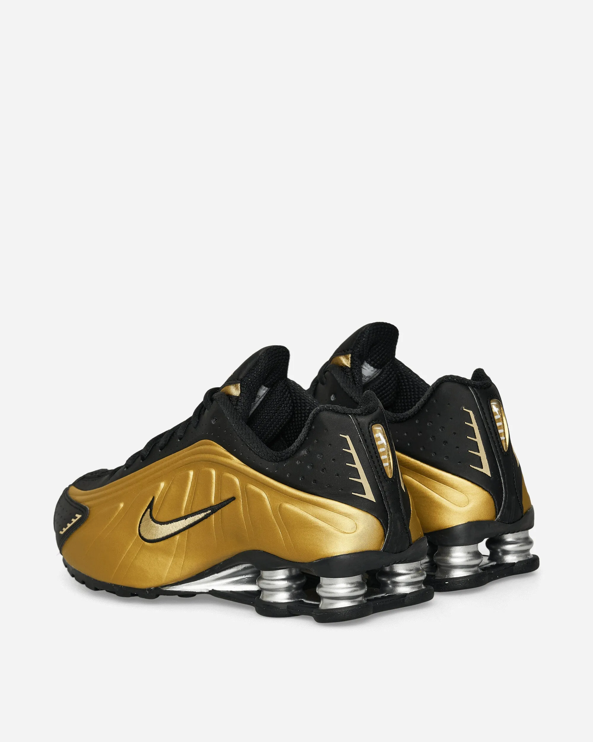 Women's Shox R4 Sneakers Black / Metallic Gold