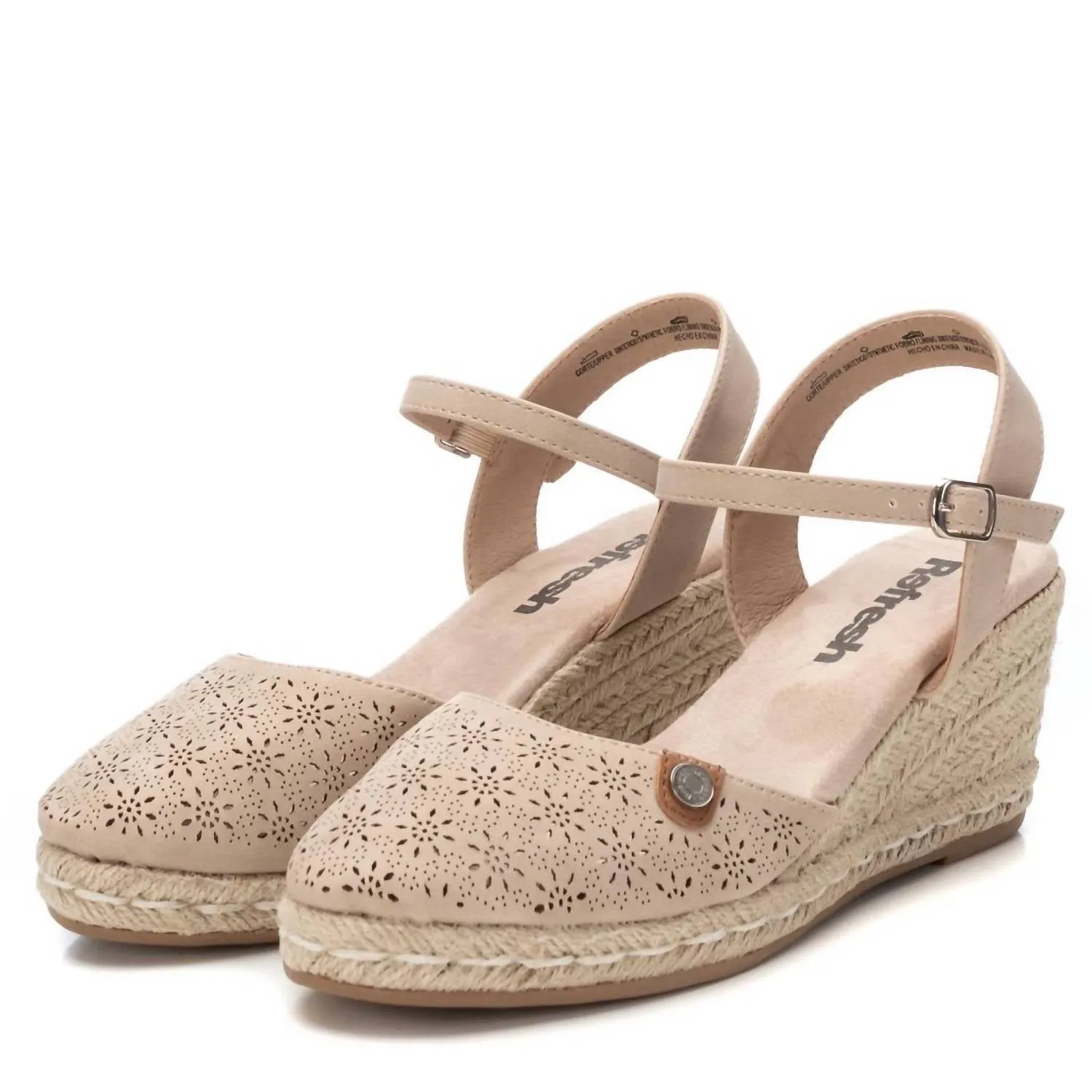 Women's Wedge Sandals In Beige