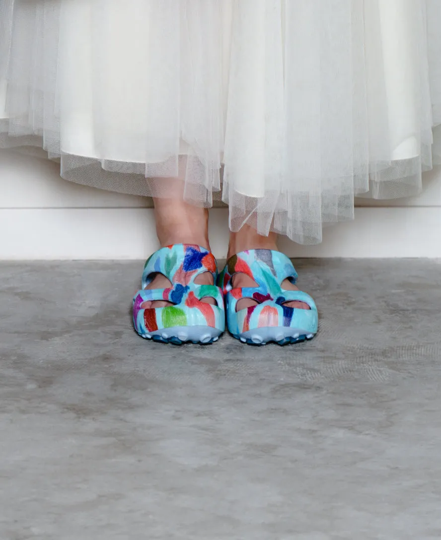 Women's Yogui Arts Clog x ARTPARA FUKAGAWA  |  Kujira To Nakamatachi