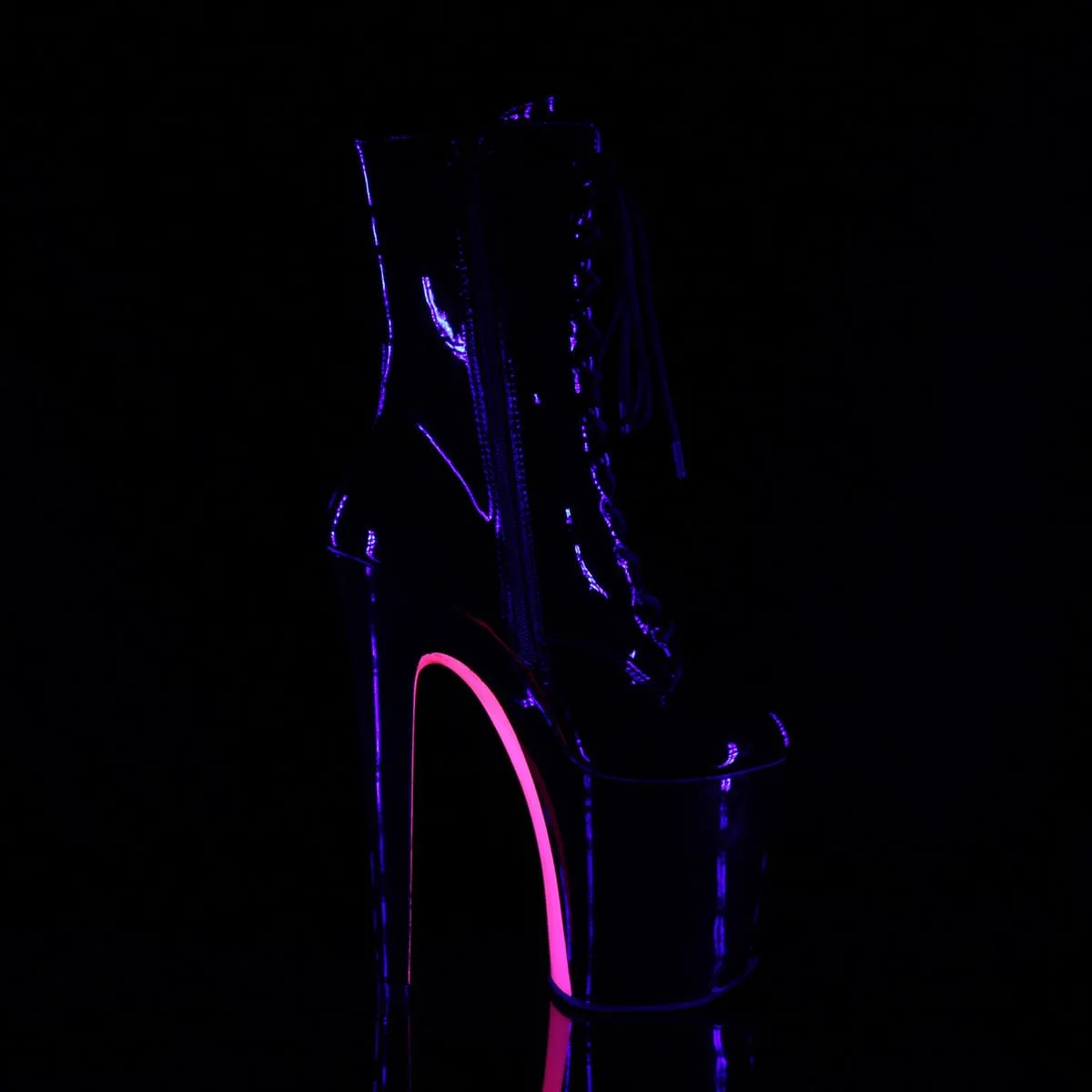 XTREME-1020TT Black Patent/Black-Neon Hot Pink