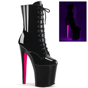 XTREME-1020TT Black Patent/Black-Neon Hot Pink