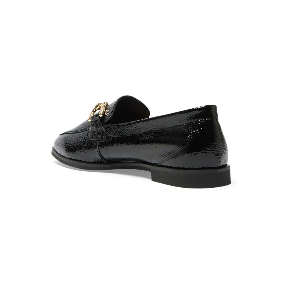 Zanna Loafer in Black Leather